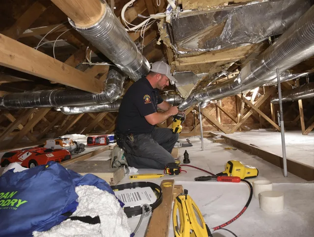 Professional air duct repair by Maynard Air Duct Cleaning in Maynard