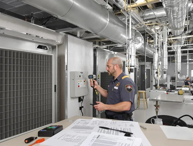 Professional filter system inspection by Maynard Air Duct Cleaning in Maynard