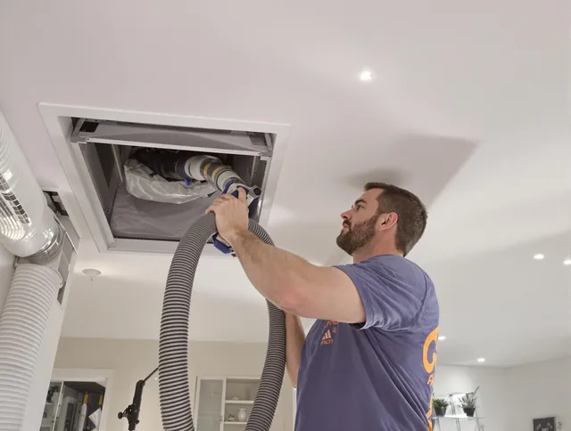 Precision indoor duct cleaning by Maynard Air Duct Cleaning in Maynard